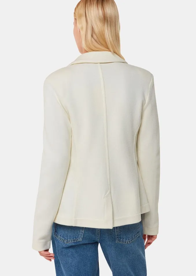 Ivory Slim Jersey Jacket Women Whistles Coats and Jackets