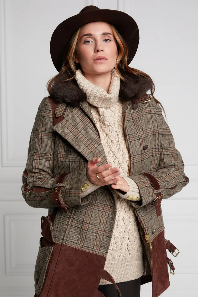 Jackets Balmoral Field Jacket Bourbon Tweed 8211 Holland Cooper Womens Jackets Balmoral Field Jacket Bourbon Tweed 8211 Holland Cooper Womens