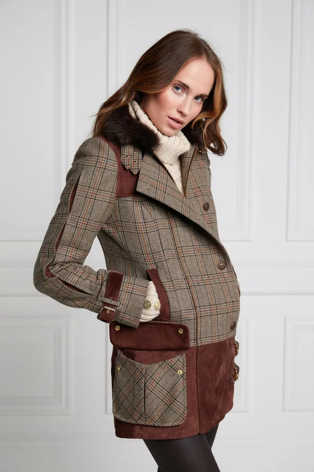 Jackets Balmoral Field Jacket Bourbon Tweed 8211 Holland Cooper Womens Jackets Balmoral Field Jacket Bourbon Tweed 8211 Holland Cooper Womens
