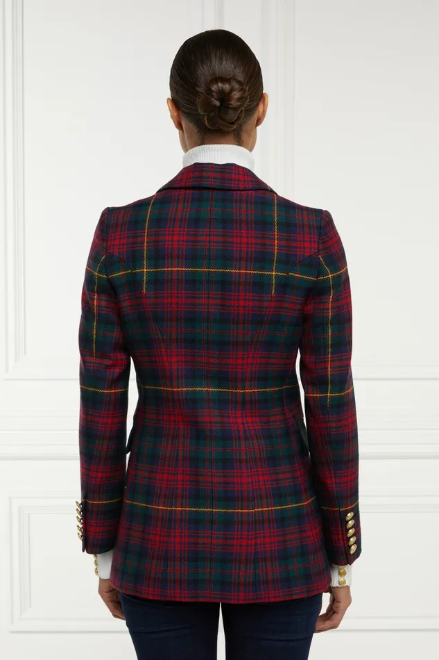 Jackets Double Breasted Blazer Logan Tartan Holland Cooper Womens Jackets Double Breasted Blazer Logan Tartan Holland Cooper Womens