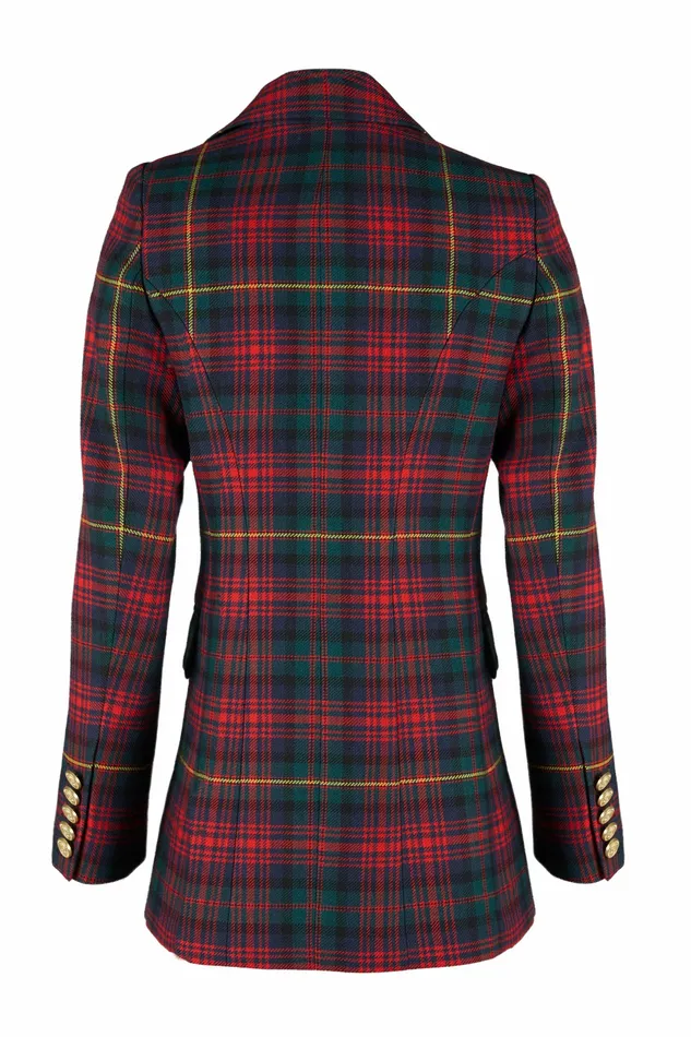 Jackets Double Breasted Blazer Logan Tartan Holland Cooper Womens Jackets Double Breasted Blazer Logan Tartan Holland Cooper Womens