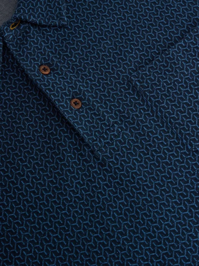 Jacquard Polo Dark Navy Men White Stuff Polo Shirts Jacquard Polo Dark Navy Men White Stuff Polo Shirts