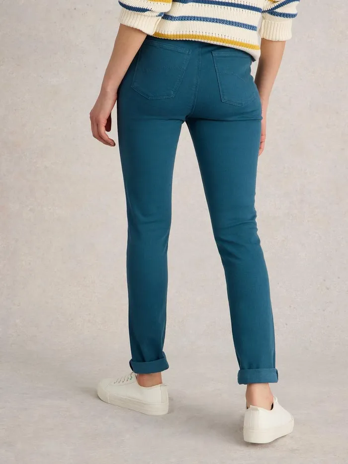 Janey Cotton Mid Rise Jegging Dk Teal Women White Stuff Jeans Janey Cotton Mid Rise Jegging Dk Teal Women White Stuff Jeans