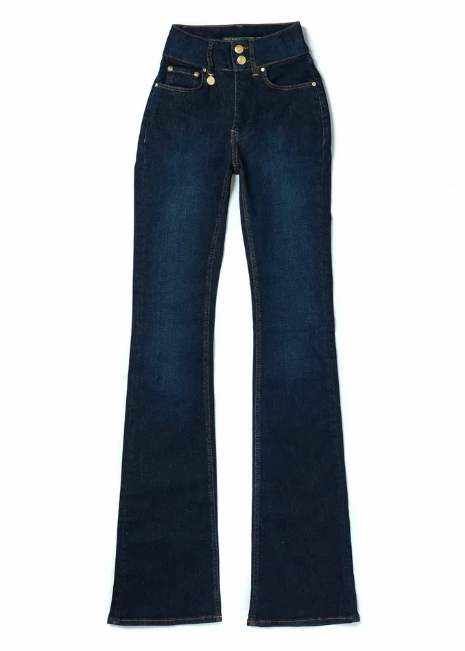 Jeans High Rise Flared Jean Deep Indigo 8211 Holland Cooper Womens Jeans High Rise Flared Jean Deep Indigo 8211 Holland Cooper Womens