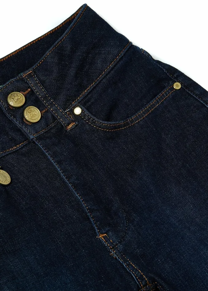Jeans High Rise Flared Jean Deep Indigo 8211 Holland Cooper Womens Jeans High Rise Flared Jean Deep Indigo 8211 Holland Cooper Womens