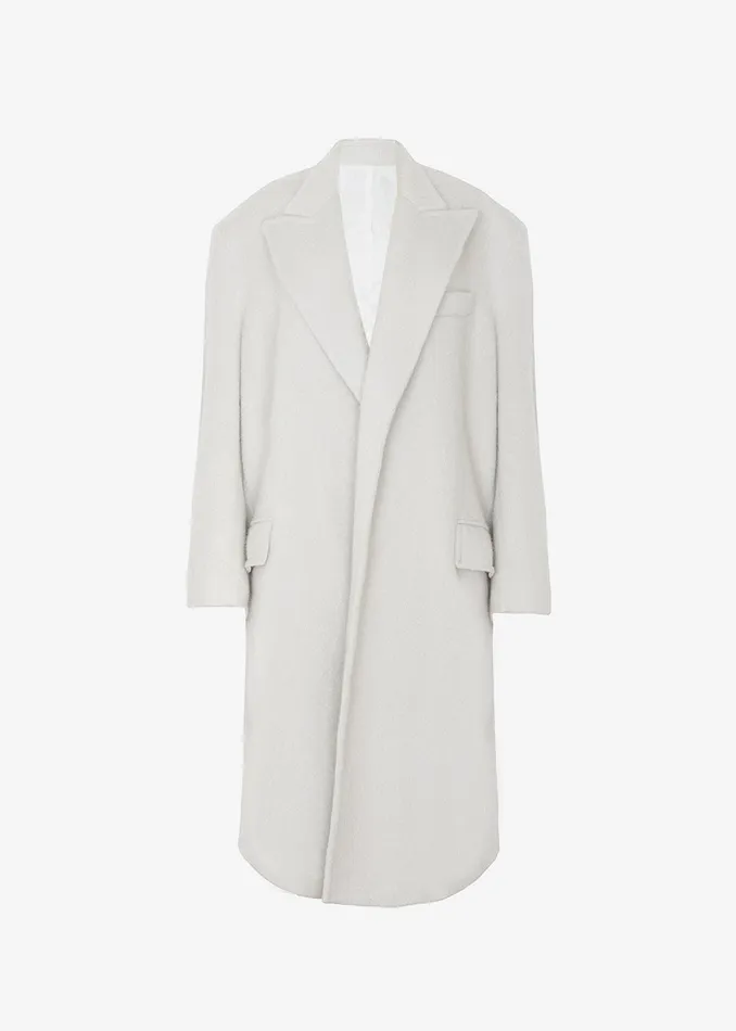 John Oversized Coat 8211 Birch Women The Frankie Shop Clothing