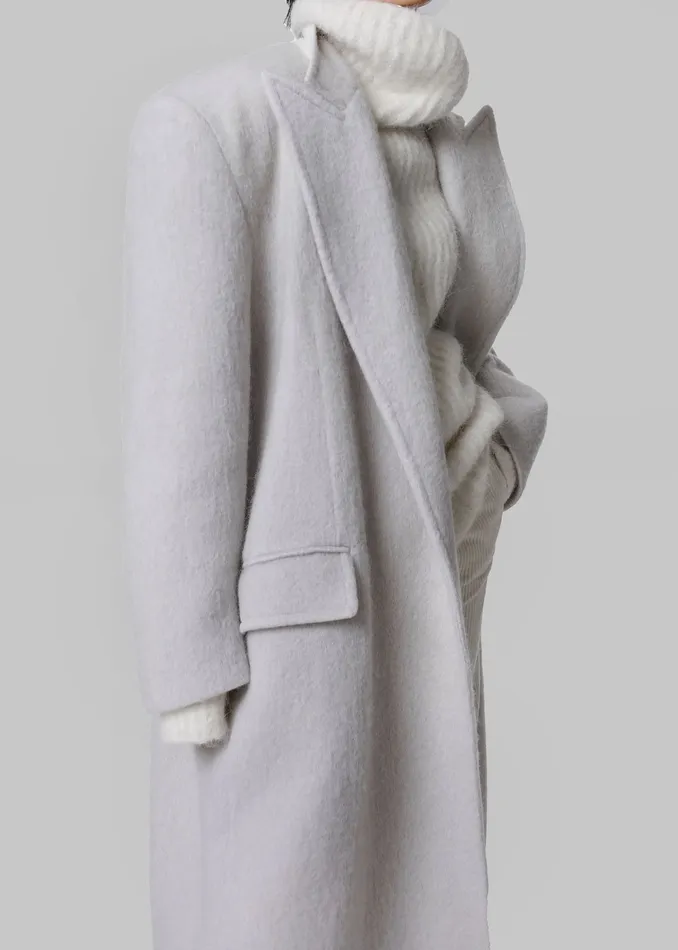 John Oversized Coat 8211 Birch Women The Frankie Shop Clothing