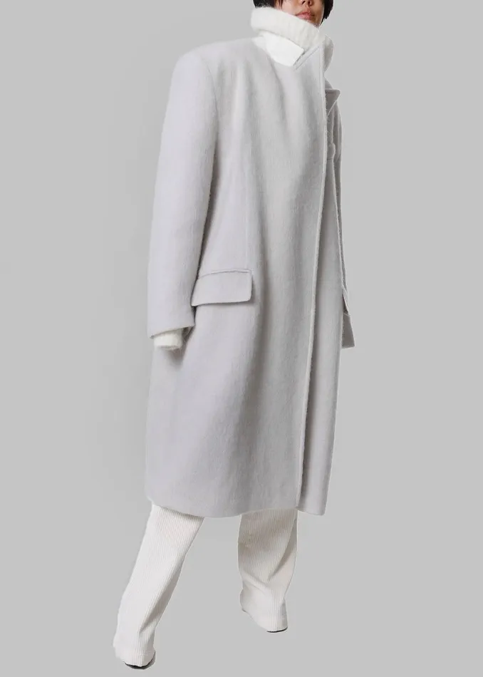 John Oversized Coat 8211 Birch Women The Frankie Shop Clothing
