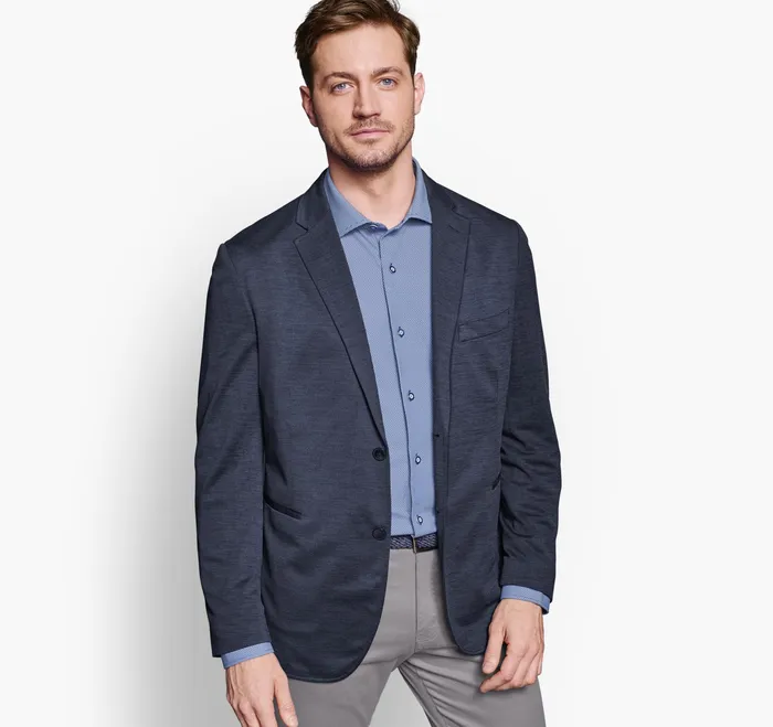 Johnston and Murphy Blazers Men Xc4 Cool Degree Blazer Navy Solid