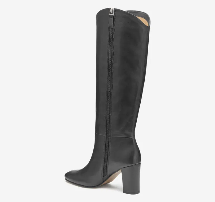Johnston and Murphy Boots and Booties Women Charlotte KneeHigh Boot Black Italian Nappa Johnston and Murphy Boots and Booties Women Charlotte KneeHigh Boot Black Italian Nappa