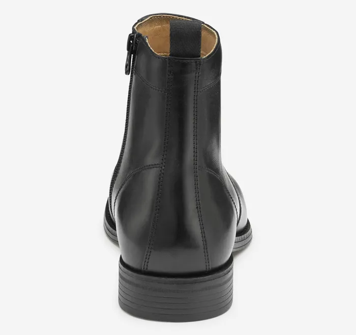Johnston and Murphy Boots Men Lewis Zip Boot Black Full Grain