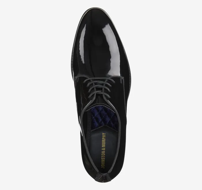 Johnston and Murphy Formal Shoes Men Gavney Plain Toe Black Patent