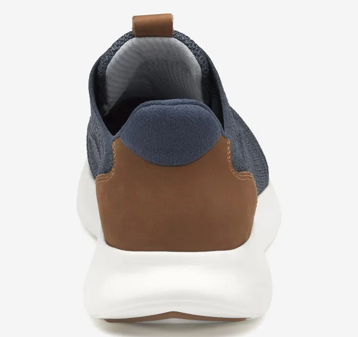 Johnston and Murphy LaceUps Men Amherst 20 Knit Plain Toe Navy Heathered Knit Johnston and Murphy LaceUps Men Amherst 20 Knit Plain Toe Navy Heathered Knit