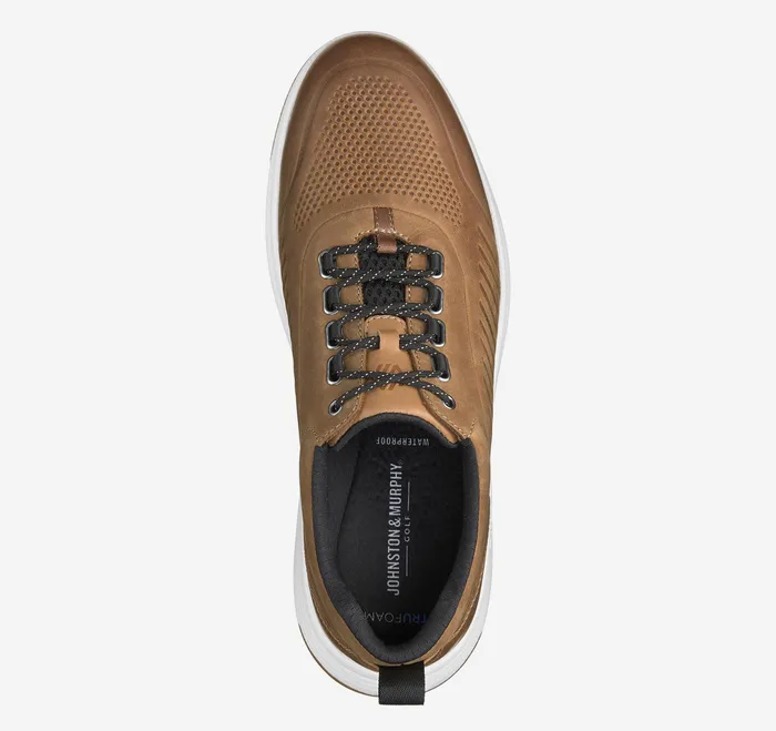 Johnston and Murphy LaceUps Men Amherst Gl1 Luxe Hybrid Tan Oiled Waterproof Full Grain Johnston and Murphy LaceUps Men Amherst Gl1 Luxe Hybrid Tan Oiled Waterproof Full Grain