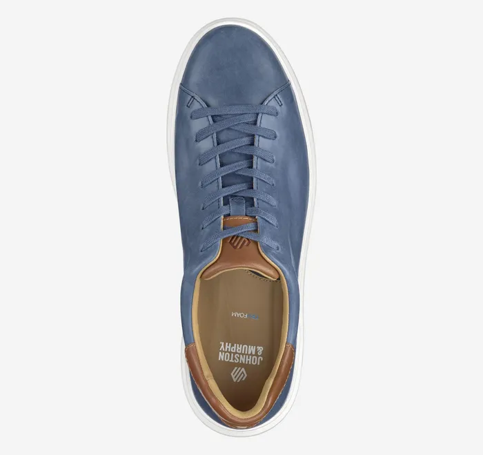 Johnston and Murphy LaceUps Men Anders LaceToToe Navy Full Grain