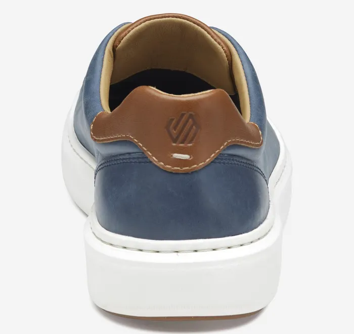 Johnston and Murphy LaceUps Men Anders LaceToToe Navy Full Grain