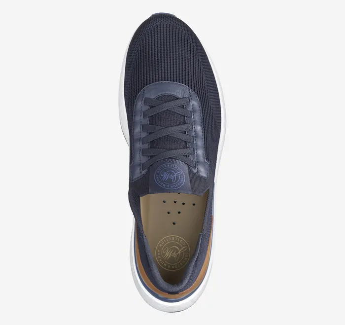 Johnston and Murphy LaceUps Men Briley Knit Jogger Navy Knit