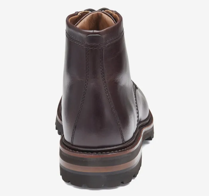 Johnston and Murphy LaceUps Men Dudley Lug Plain Toe Boot Dark Brown Full Grain Johnston and Murphy LaceUps Men Dudley Lug Plain Toe Boot Dark Brown Full Grain