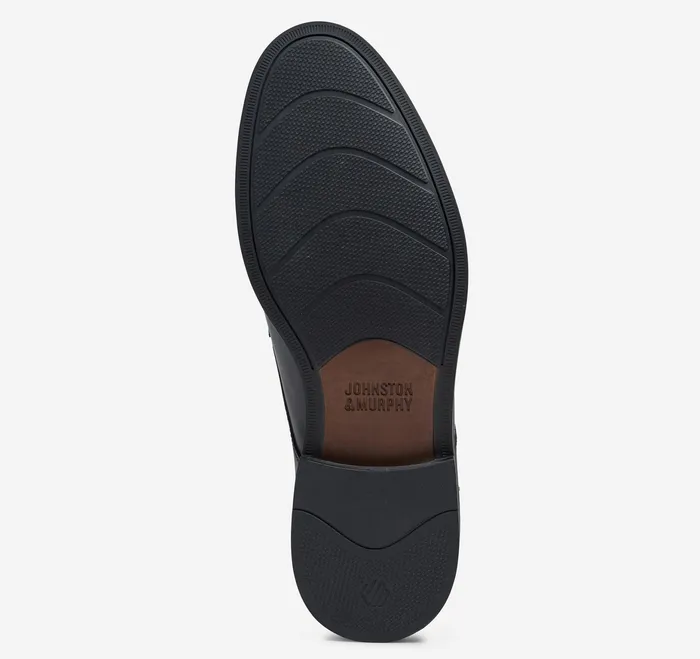 Johnston and Murphy LaceUps Men Mason Cap Toe Black Full Grain