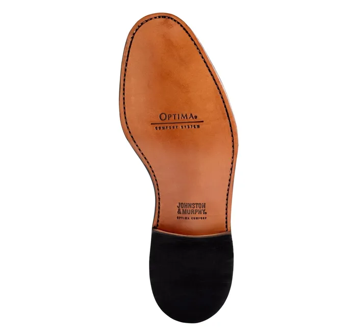 Johnston and Murphy LaceUps Men Melton Cap Toe Tan Calfskin