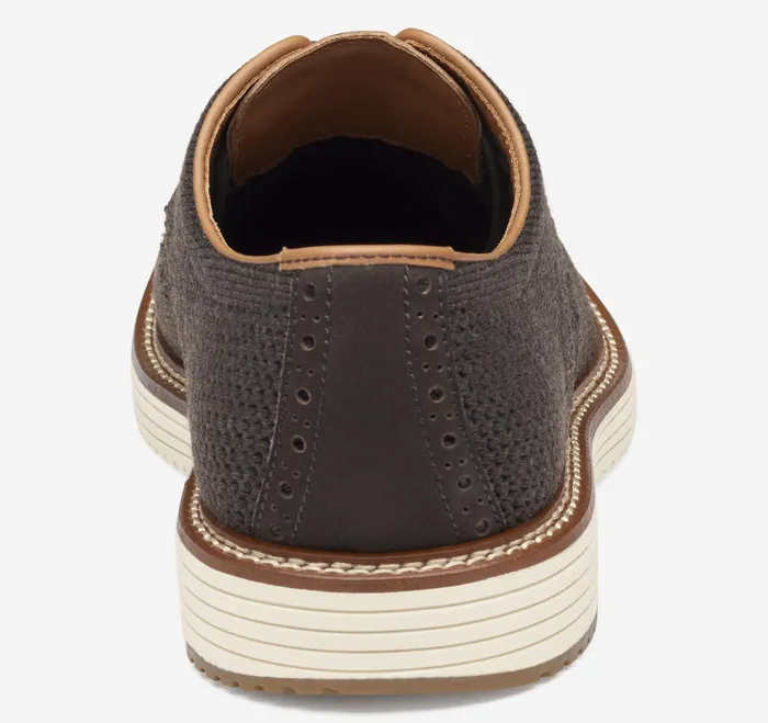 Johnston and Murphy LaceUps Men Upton Knit Wingtip Brown Heathered Knit