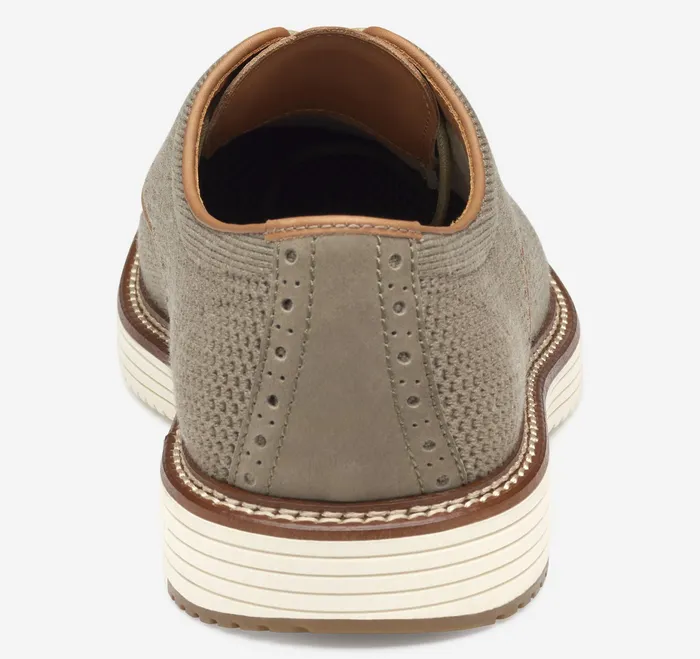 Johnston and Murphy LaceUps Men Upton Knit Wingtip Taupe Heathered Knit