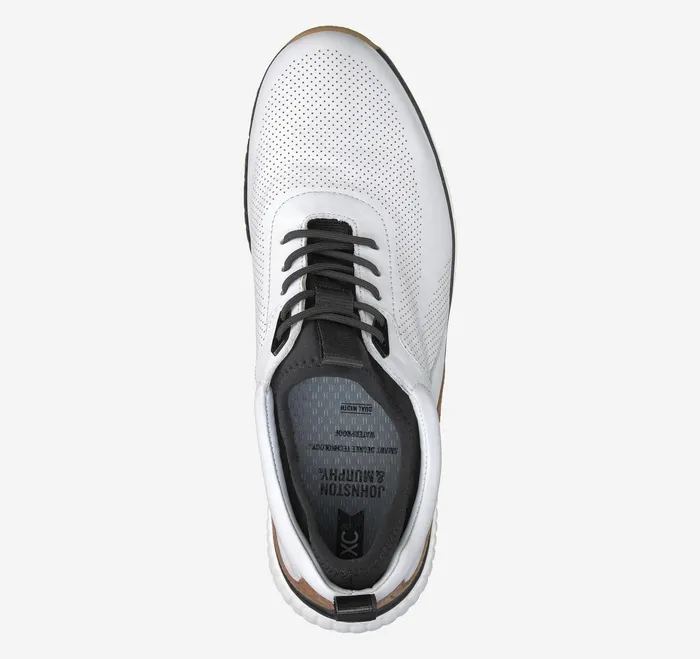 Johnston and Murphy LaceUps Men Xc4 H1Luxe Hybrid White Waterproof Full Grain Johnston and Murphy LaceUps Men Xc4 H1Luxe Hybrid White Waterproof Full Grain