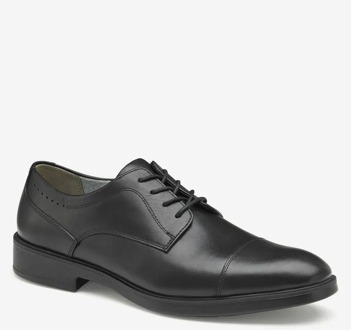 Johnston and Murphy LaceUps Men Xc4 Maddox Cap Toe Black Waterproof Full Grain