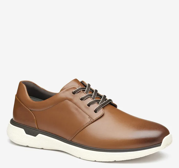 Johnston and Murphy LaceUps Men Xc4 Prentiss 2 Plain Toe Tan Waterproof Full Grain