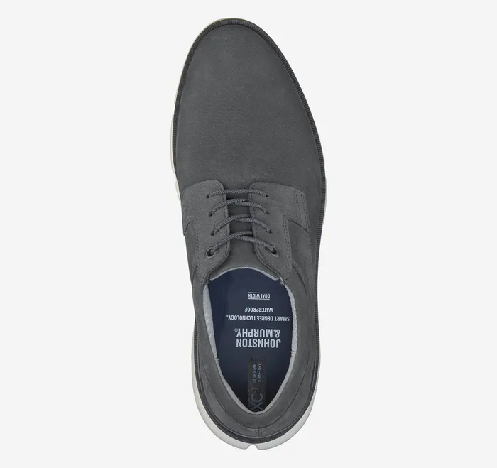 Johnston and Murphy LaceUps Men Xc4 Tanner Plain Toe Dark Gray Nubuck