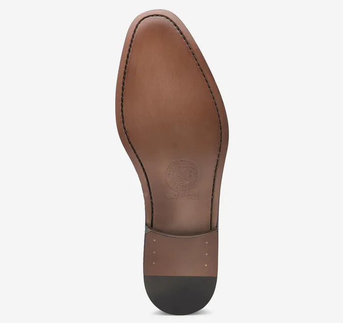 Johnston and Murphy SlipOns and Loafers Men Taylor Penny Loafer Taupe Italian Suede Johnston and Murphy SlipOns and Loafers Men Taylor Penny Loafer Taupe Italian Suede