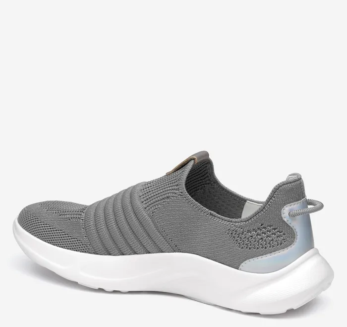 Johnston and Murphy Sneakers Women Escape Knit SlipOn Dark Gray Knit