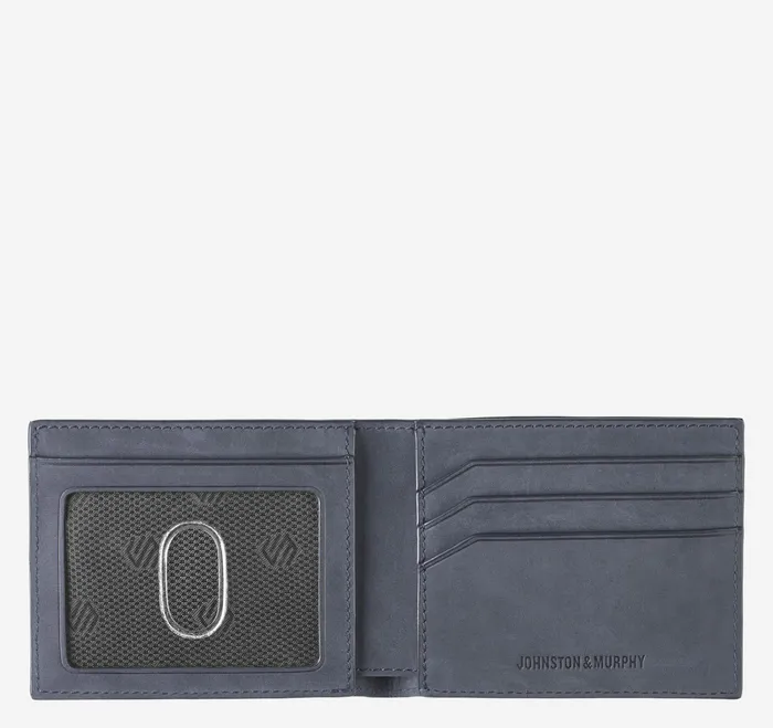 Johnston and Murphy Wallets MenBags and Leather Goods Jackson Scored OilTanned Bill Navy Oiled Johnston and Murphy Wallets MenBags and Leather Goods Jackson Scored OilTanned Bill Navy Oiled