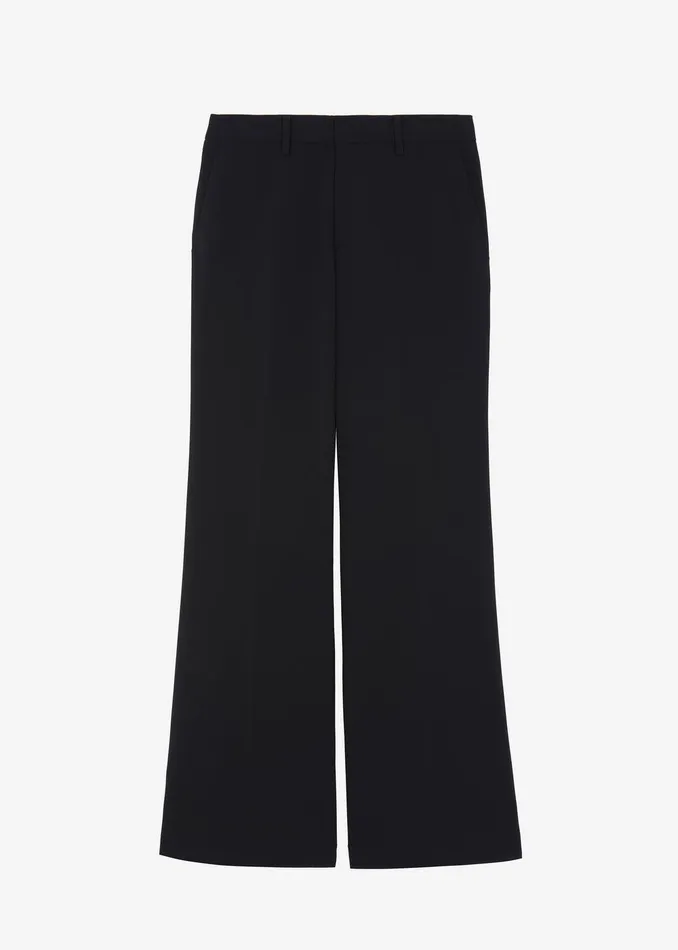 Katie Flared Pants 8211 Black Women The Frankie Shop Clothing