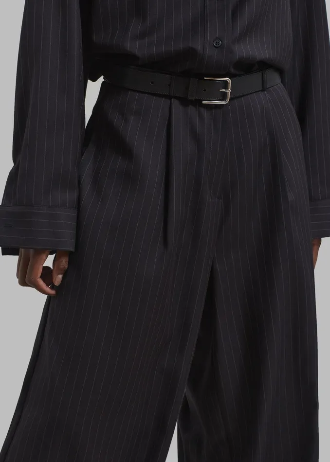 Kerry Trousers 8211 Black Pinstripe Women The Frankie Shop Clothing