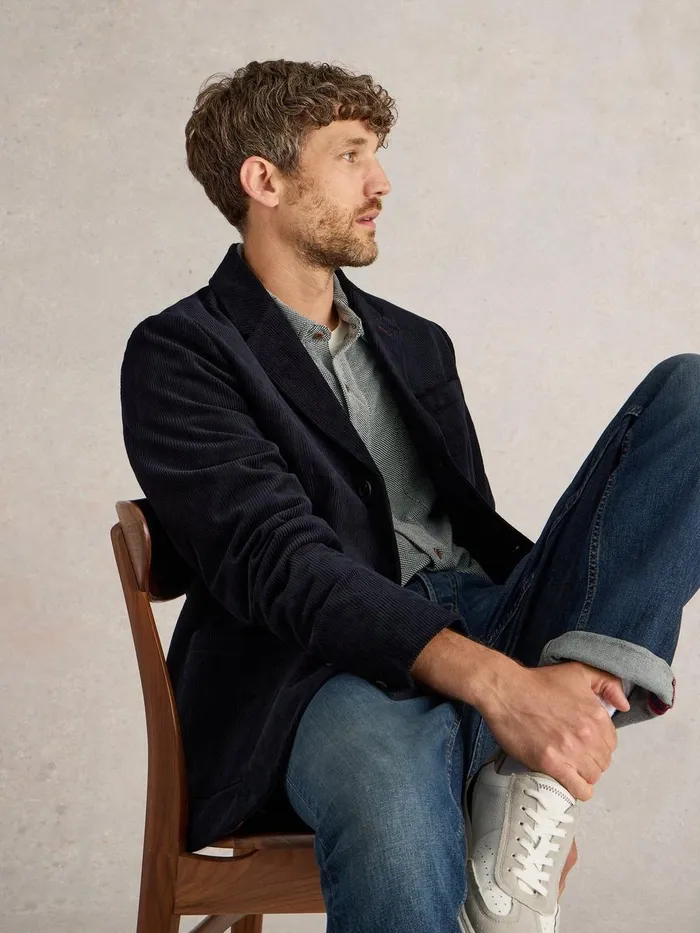 Kirkby Cord Blazer Dark Navy Men White Stuff Blazers