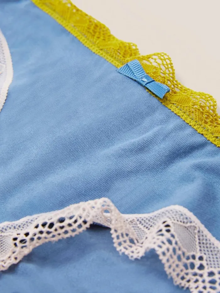 Knicker Dusty Blue Women White Stuff Underwear