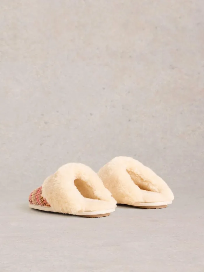 Knitted Mule Slippers Natural Multi Women White Stuff Nightwear Knitted Mule Slippers Natural Multi Women White Stuff Nightwear