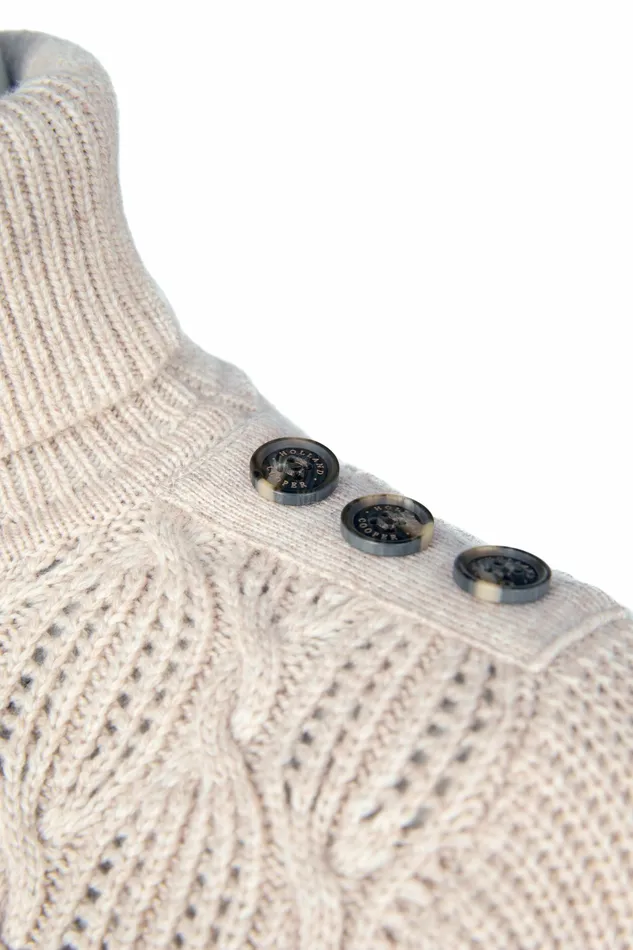 Knitwear Womens Cotswold Roll Neck Knit Oatmeal Holland Cooper Knitwear Womens Cotswold Roll Neck Knit Oatmeal Holland Cooper