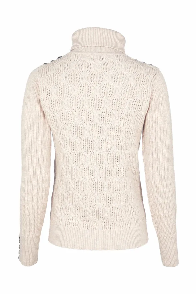Knitwear Womens Cotswold Roll Neck Knit Oatmeal Holland Cooper Knitwear Womens Cotswold Roll Neck Knit Oatmeal Holland Cooper