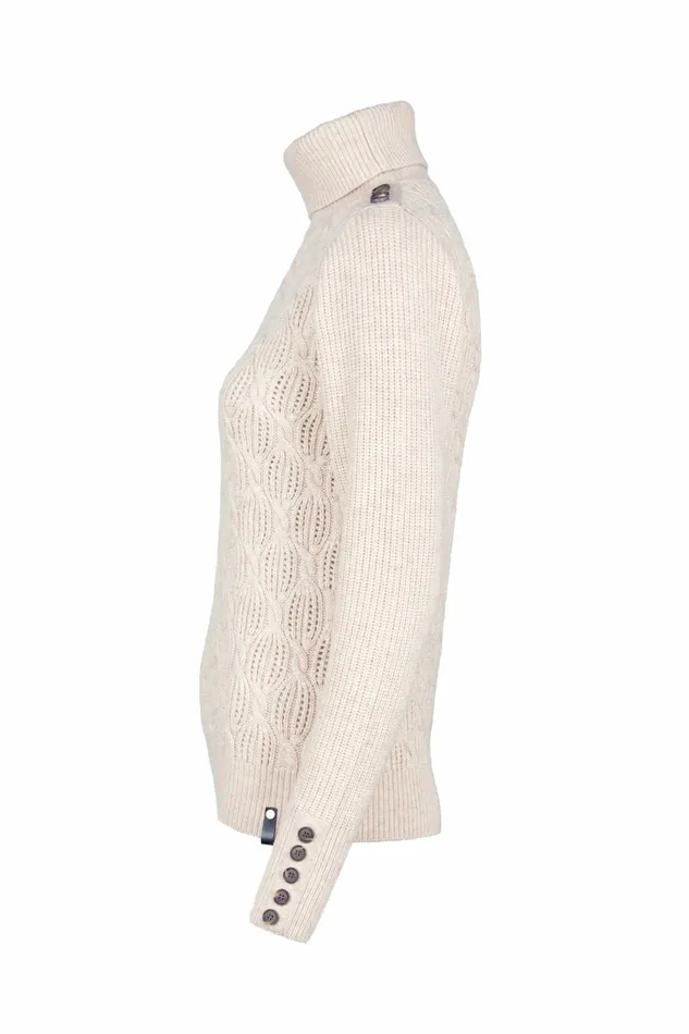 Knitwear Womens Cotswold Roll Neck Knit Oatmeal Holland Cooper Knitwear Womens Cotswold Roll Neck Knit Oatmeal Holland Cooper