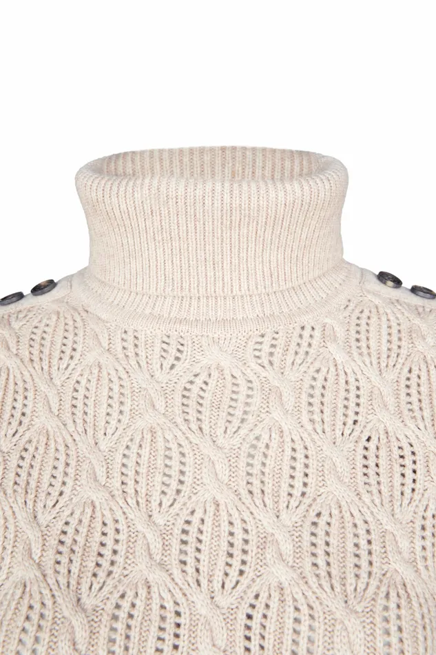 Knitwear Womens Cotswold Roll Neck Knit Oatmeal Holland Cooper Knitwear Womens Cotswold Roll Neck Knit Oatmeal Holland Cooper