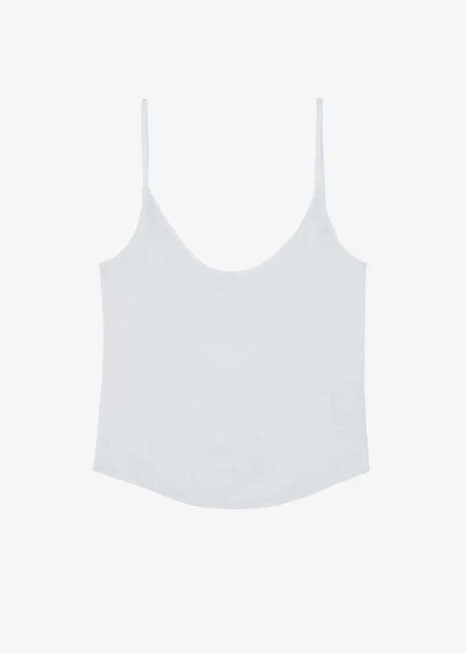 Kyla Sheer Tank Top 8211 White Women The Frankie Shop Clothing