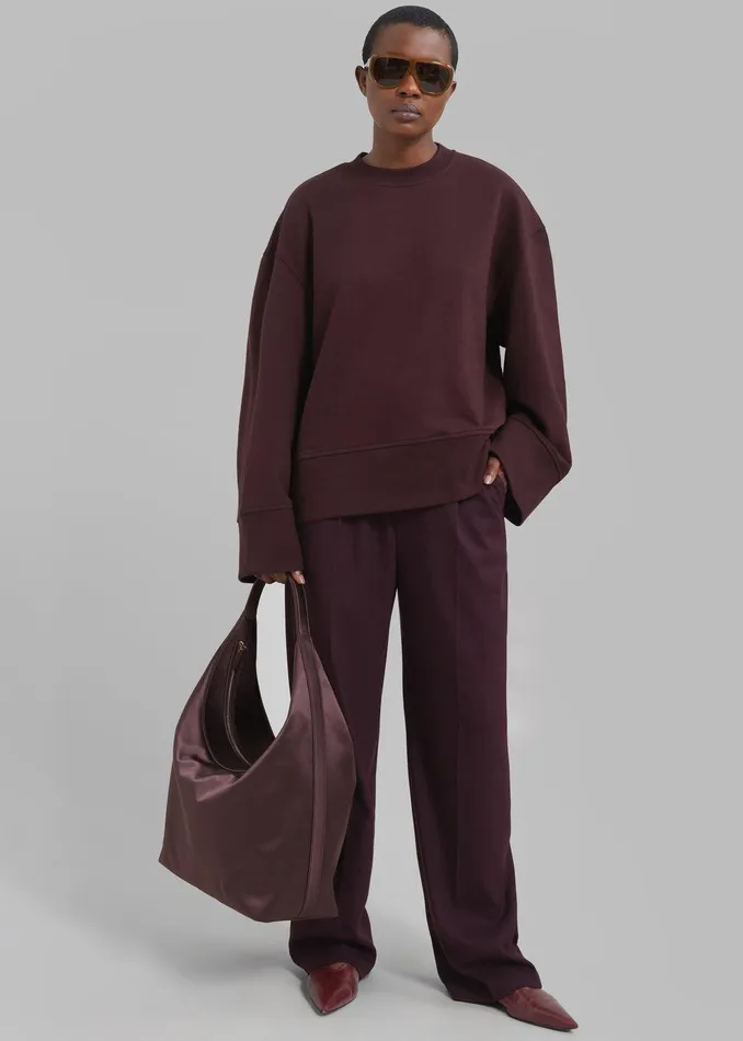 Kylen Trousers 8211 Prune Women The Frankie Shop Clothing