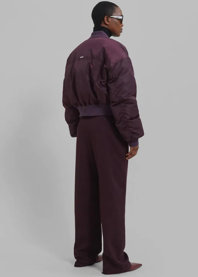 Kylen Trousers 8211 Prune Women The Frankie Shop Clothing