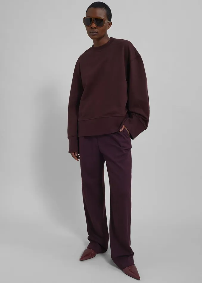 Kylen Trousers 8211 Prune Women The Frankie Shop Clothing