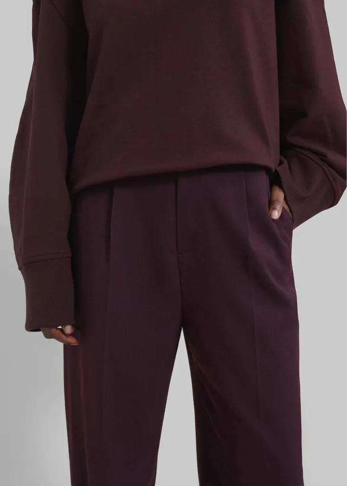 Kylen Trousers 8211 Prune Women The Frankie Shop Clothing