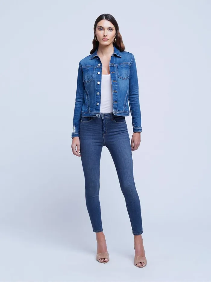 L039Agence Blazers and Jackets Women Celine Jacket Authentique Distressed