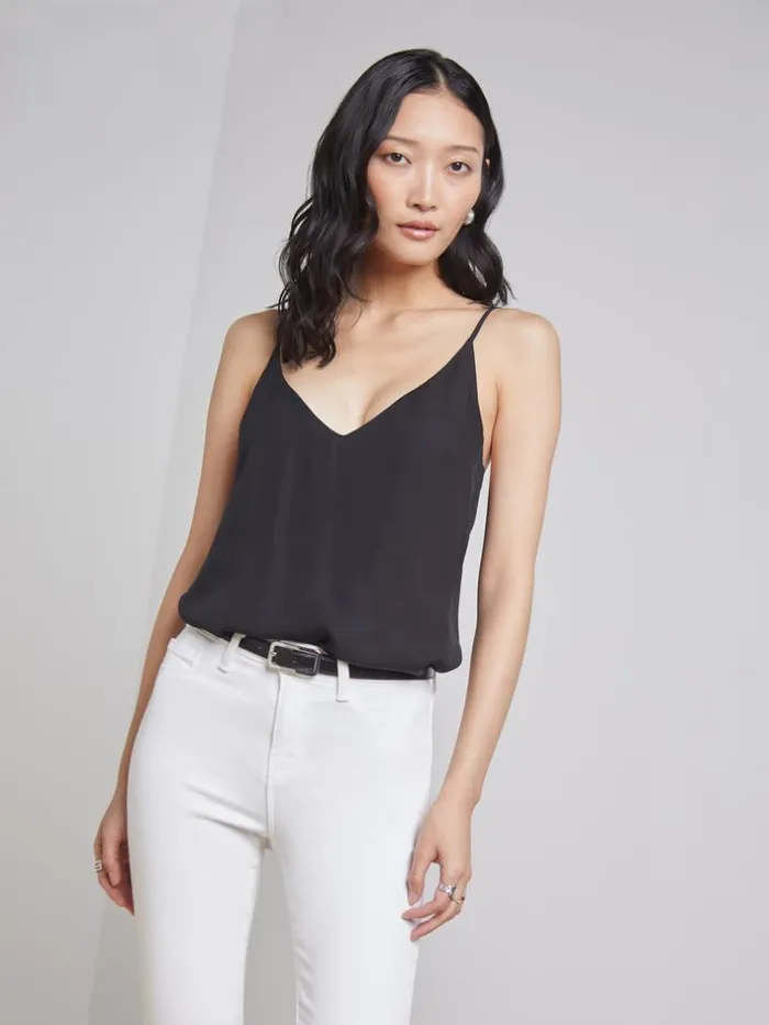 L039Agence Essentials Women Gabriella Camisole Tank Black
