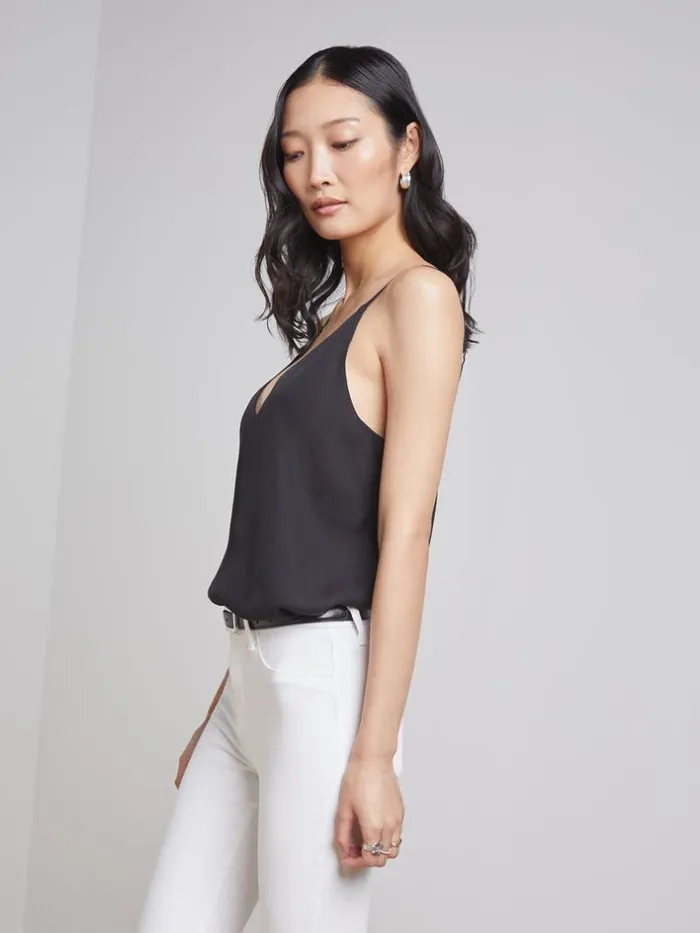 L039Agence Essentials Women Gabriella Camisole Tank Black